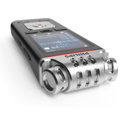 Dyktafon DVT6115 Hukommelse 8GB, USB, microSDHC 32GB, 3 mikrofoner Hi-Fi