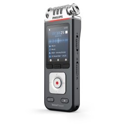 Dyktafon DVT6115 Hukommelse 8GB, USB, microSDHC 32GB, 3 mikrofoner Hi-Fi