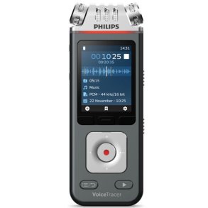 Dyktafon DVT6115 Hukommelse 8GB, USB, microSDHC 32GB, 3 mikrofoner Hi-Fi