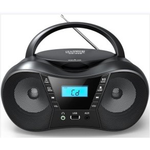 Radioafspiller CD LILA2 USB/BT sort