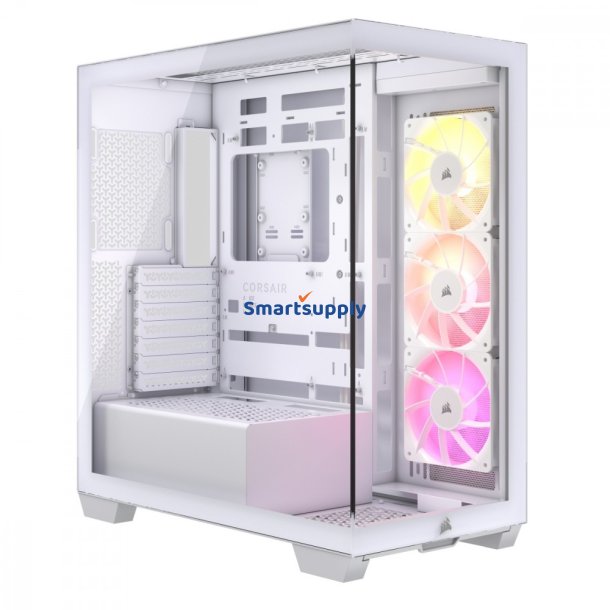 PC kabinet 3500X ICUE LINK RGB TG Mid-Tower hvid