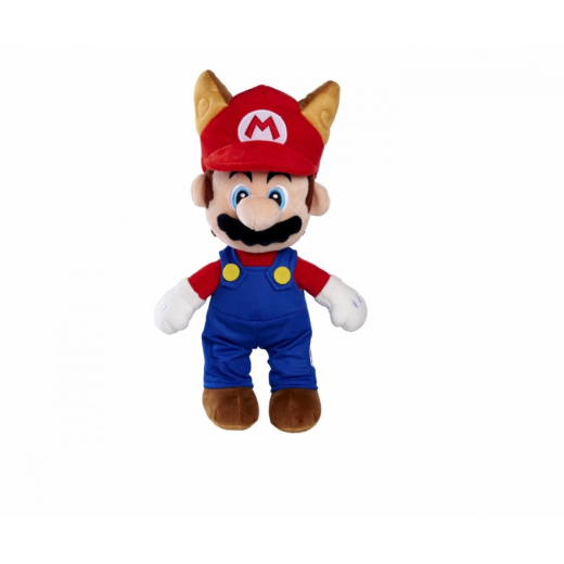 Mascot Mario Racoon Mario Plush, 30 cm