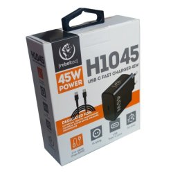 Hurtigoplader PD45W USB-C til b�rbare computere, telefoner,