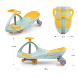 Gravity ride Gravity lime-gul