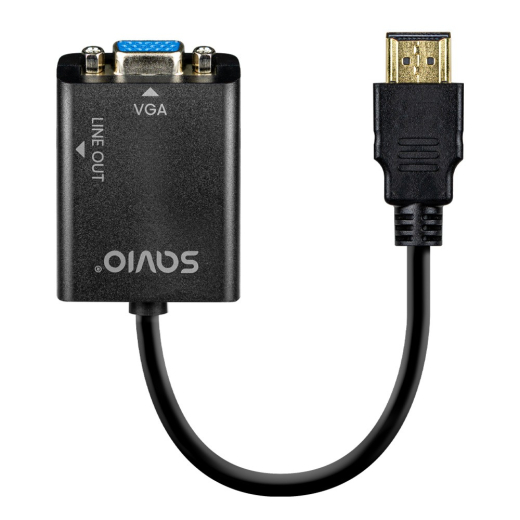 HDMI-VGA adapter AK-76 med lyd