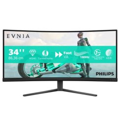 Monitor 34M2C3500L 34 tommer Kurvet VA 180Hz HDMIx2 DPx2