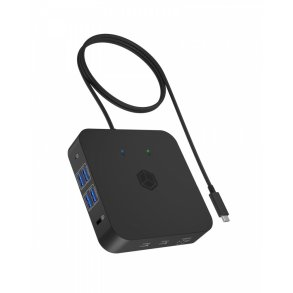ICY BOX IB-DK4090-C 12in1, 3x HDMI, LAN, USB