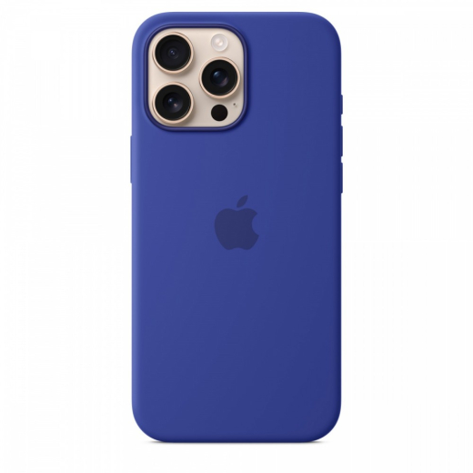 Silikoneetui med MagSafe til iPhone 16 Pro Max - Ultramarine