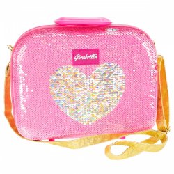 Makeup kuffert Girabrilla pink med guld