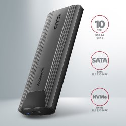 EEM2-GTS2 USB-C kabinet Gen2 M.2 NVMe/SATA S