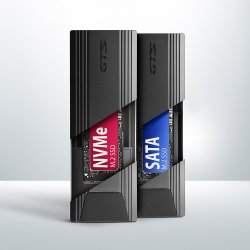 EEM2-GTS2 USB-C kabinet Gen2 M.2 NVMe/SATA S