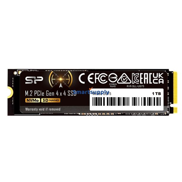 SSD-drev US75 1TB M.2 PCIe Gen4x4 NVMe 1.4 7000/6000 MB/s