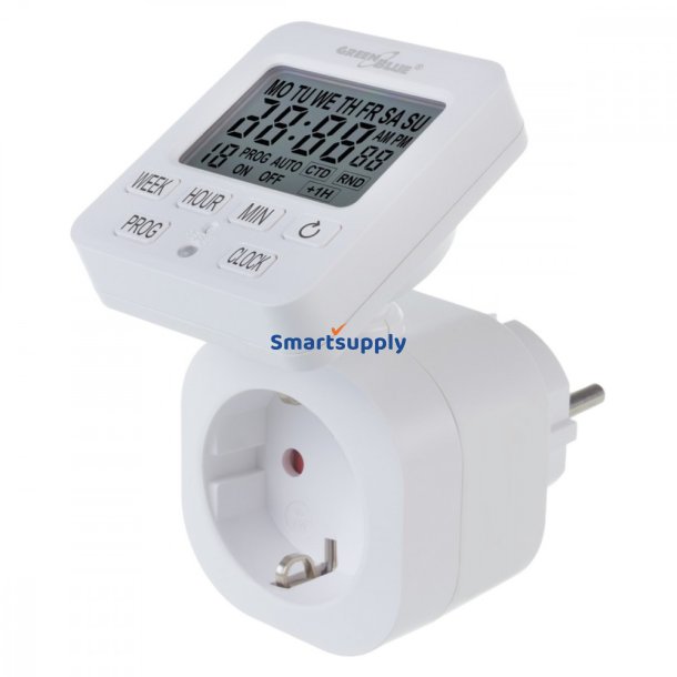 Digital Timer GB605 E GreenBlue 16A IP20