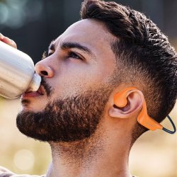 Bluetooth h�retelefoner A899BL med knogleledning