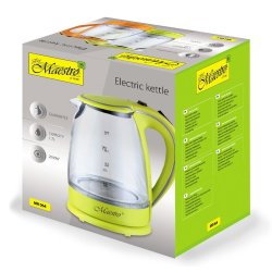 ELEKTRISK KETTLE GLAS 1,7L, 2000W