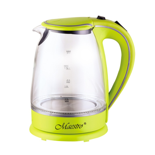 ELEKTRISK KETTLE GLAS 1,7L, 2000W