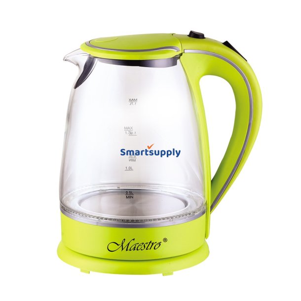 ELEKTRISK KETTLE GLAS 1,7L, 2000W