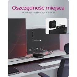 ICY BOX IB-DK4090-C 12in1, 3x HDMI, LAN, USB