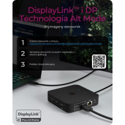 ICY BOX IB-DK4090-C 12in1, 3x HDMI, LAN, USB