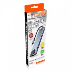 DOCKING STATION 8 I 1 GIGA LAN HUB MT5046