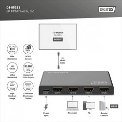 Switch video (hdmi) DS-55333