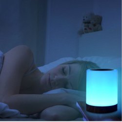 Techly LED Farvet Tr�dl�s Nattelys