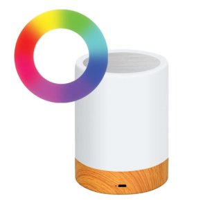 Techly LED Farvet Tr�dl�s Nattelys