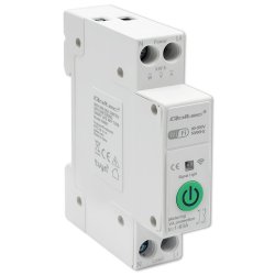 WiFi DIN skinne rel� med elektricitetst�ller 63A