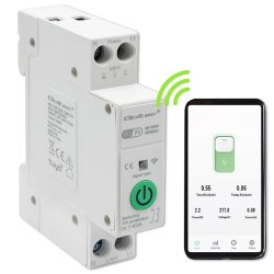 WiFi DIN skinne rel� med elektricitetst�ller 63A