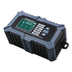 Oplader med batteritest 12V 6A reparation fu