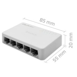 Netv�rk SWITCH 5xRJ45 port 1000Mbps LAN