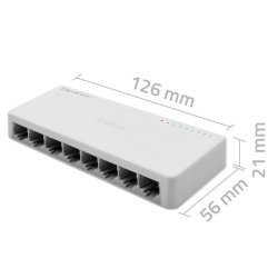 Netv�rk SWITCH 8xRJ45 port 1000Mbps LAN
