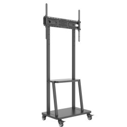 Mobilstand 32-70 tommer 70kg med AV Pivot hylde