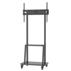 Mobilstand 32-70 tommer 70kg med AV Pivot hylde