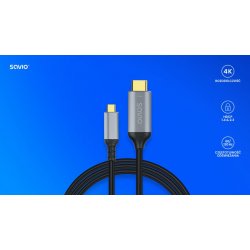 Kabel USB-C til HDMI v2.0b, 3m, kobber CL-184