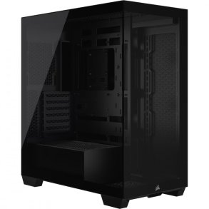 PC kabinet 3500X TG Mid-Tower sort