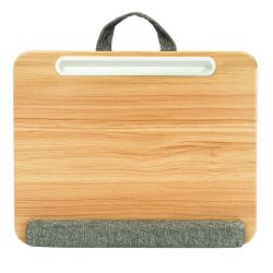 Laptopstand til sk�d med bl�d polstring, udtr�kbar museskuffe 410x335mm