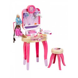 Klein Barbie Smykkebord med Gel Neglelampe