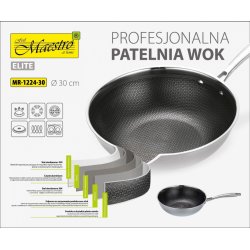 MAESTRO FRYDEPANNE / WOK PROFESSIONAL 30 cm