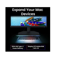 Sk�rm 23.8 tommer SW242Q 2K RGB 5ms/400:1/FOTO/HDMI