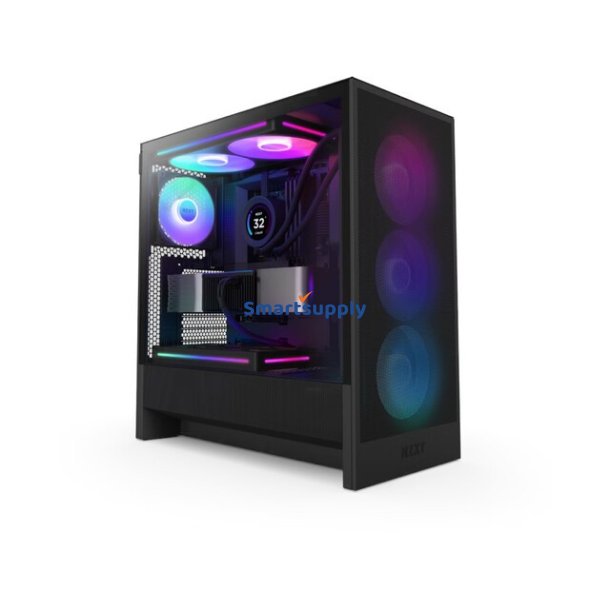 PC KABINET NZXT H5 FLOW RGB MIDI TOWER VINDUE