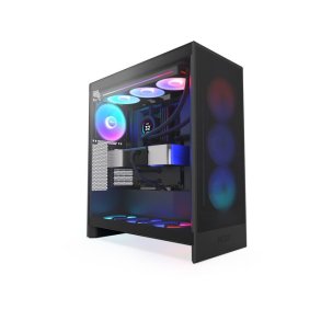 PC KABINET NZXT H7 FLOW RGB MIDI TOWER VINDUE