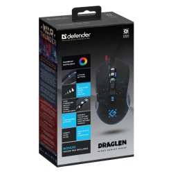 WIRED GAMING MUS DRAG LEN GM-907