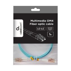 Multimode kabel duplex OM4 50/125, LC/LC, 1 m