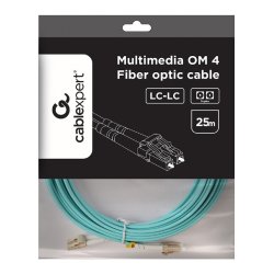 Multimode kabel duplex OM4 50/125, LC/LC, 25m