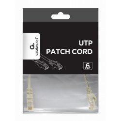 Patchkabel cat.6 kobber UTP 5m gr�