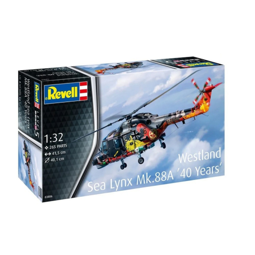Plastikmodel Helikopter Westland Lynx Spec Paint 1/32