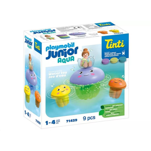 Figurer s�t Junior Aqua 71439 Familie af farverige medusere