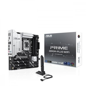 Bundkort PRIME Z890M-PLUS WIFI S 1851 4DDR5 TB4/DP mATX /90MB1J80-M0EAY0