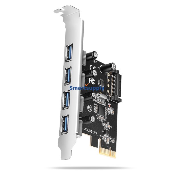 PCEU-430RS PCIe controller, 4x USB UASP port